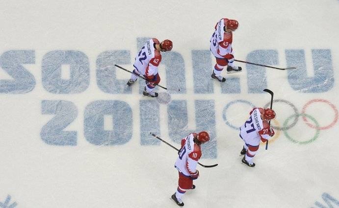 Поражение сборной России по хоккею